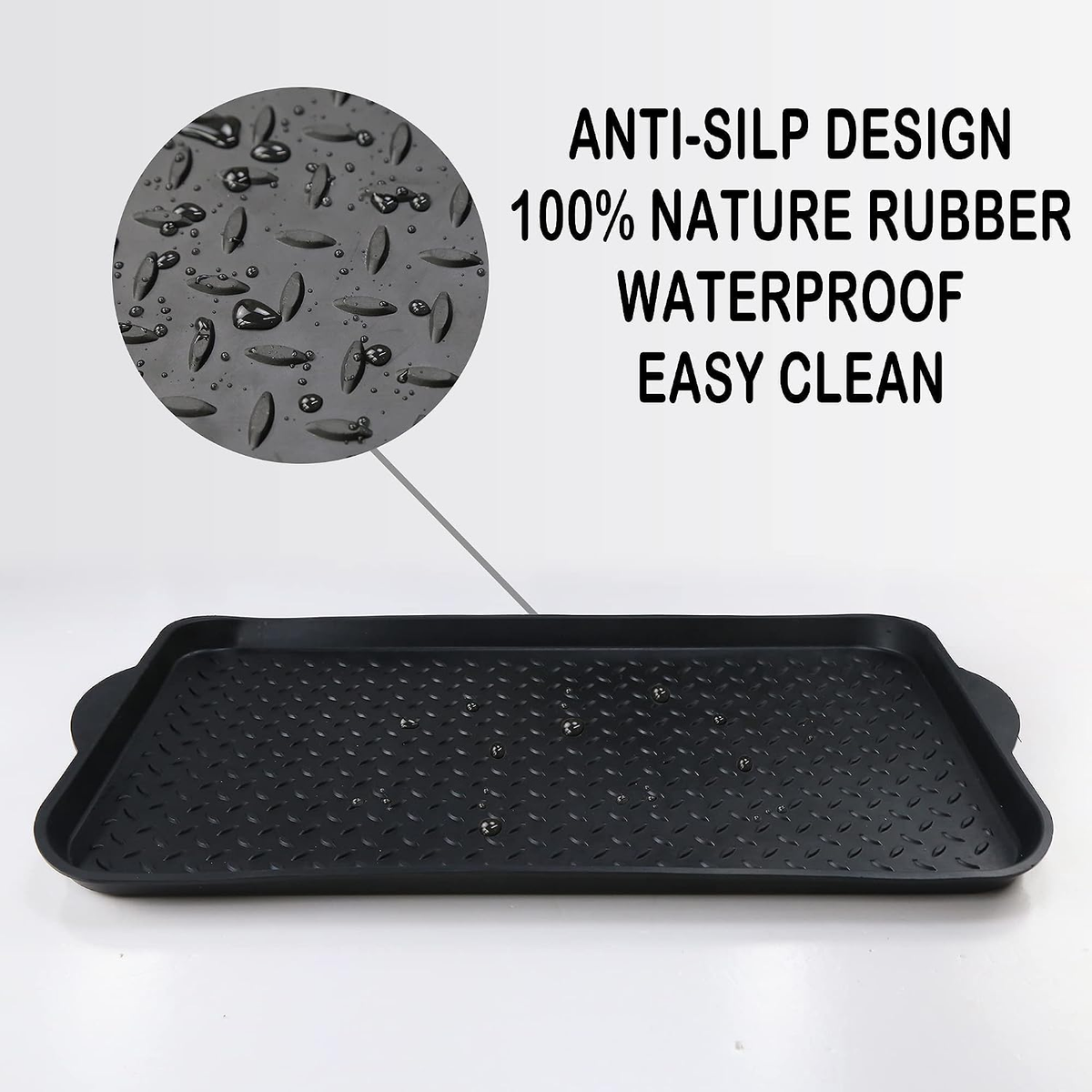 Hardy Place Entryware Rubber Boot Tray with Raised Edge additional product photo