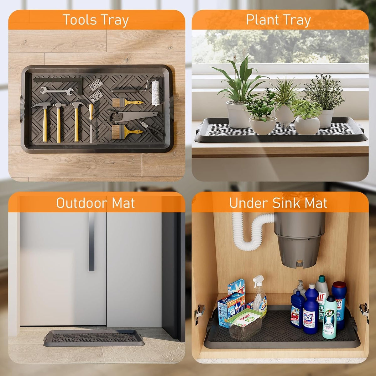 Hardy Place Entryware Long Rubber Boot Tray additional product photo