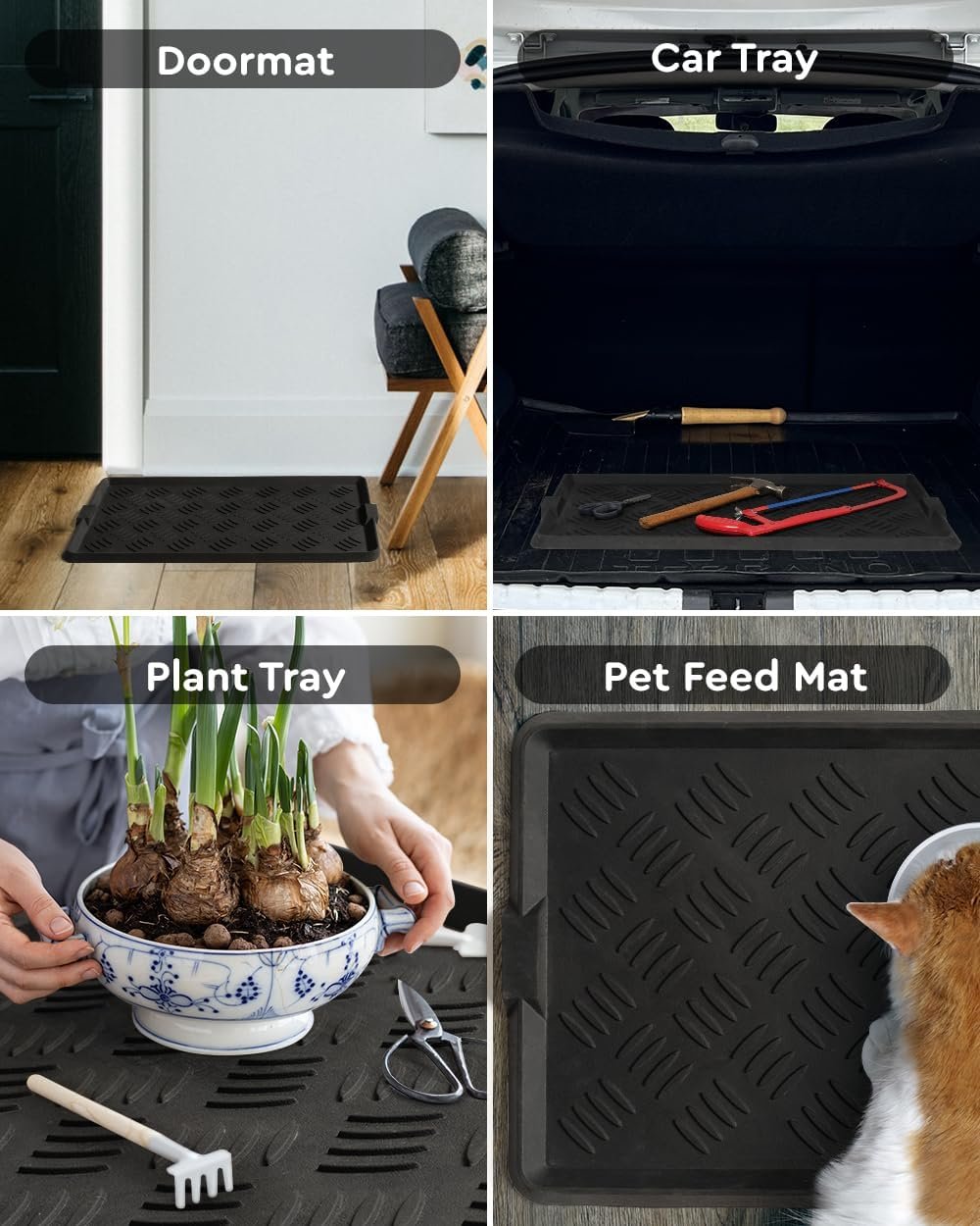 Hardy Place Entryware Textured Black Boot Tray additional product photo