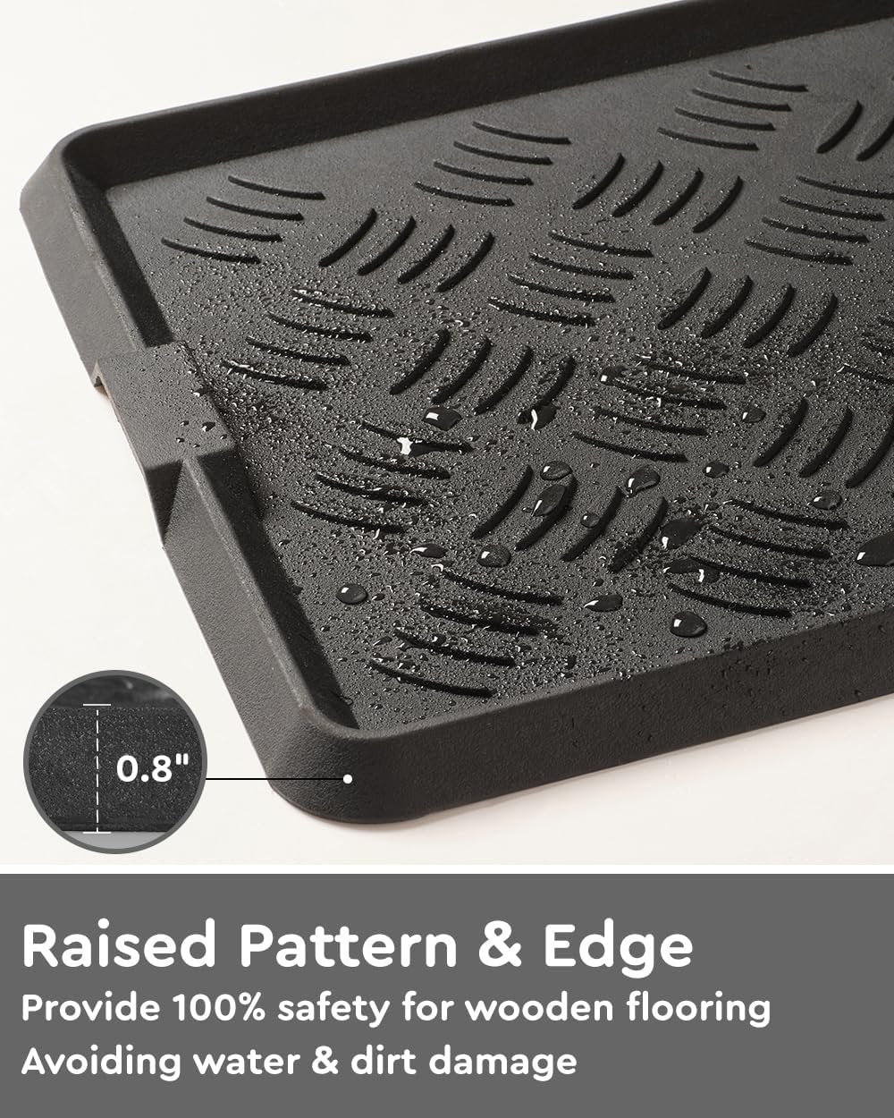 Hardy Place Entryware Textured Black Boot Tray additional product photo