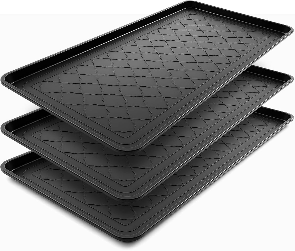 Hardy Place Entryware Extra-Large Polypropylene Boot Tray Set studio product photo