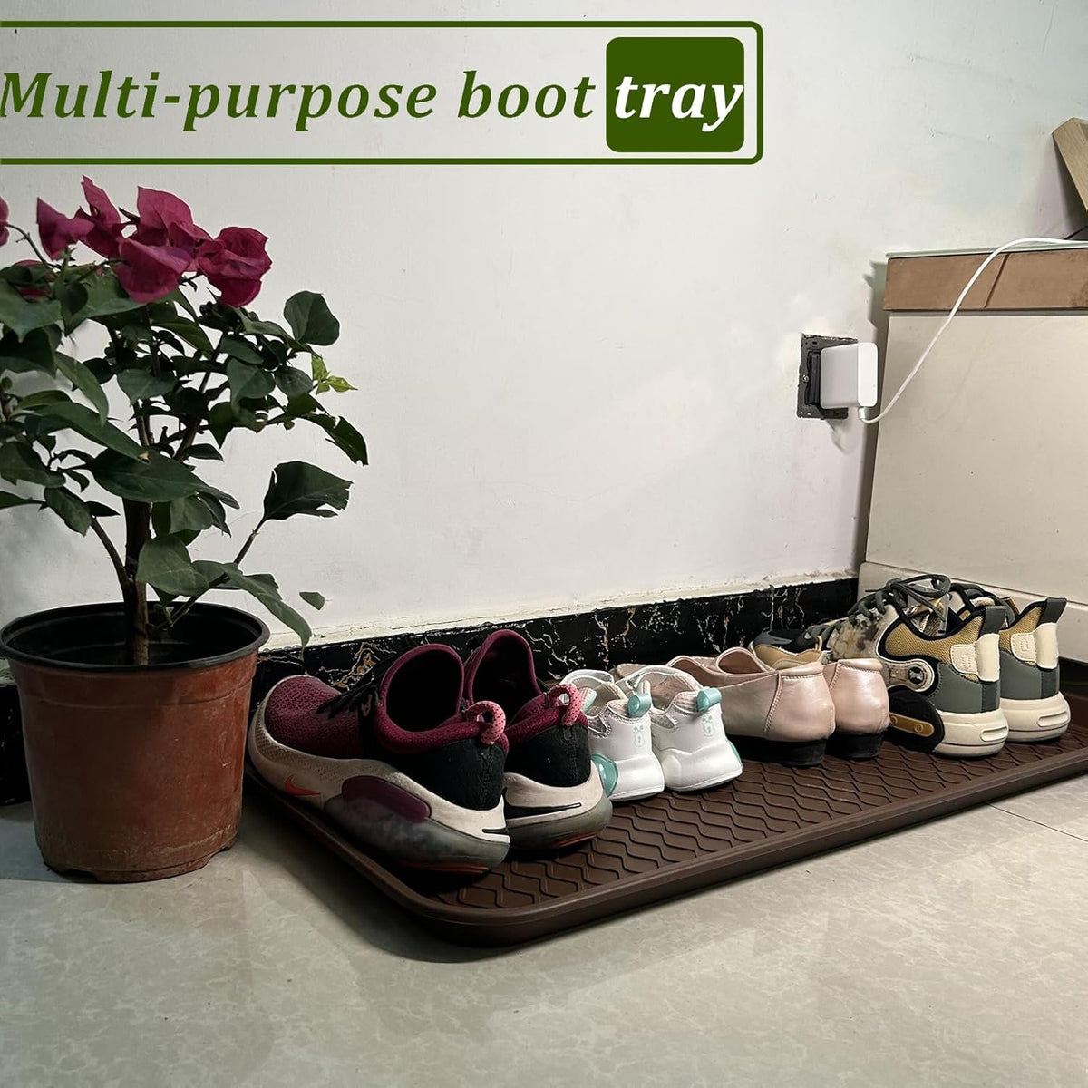 Hardy Place Entryware Brown Plastic Boot Trays additional product photo