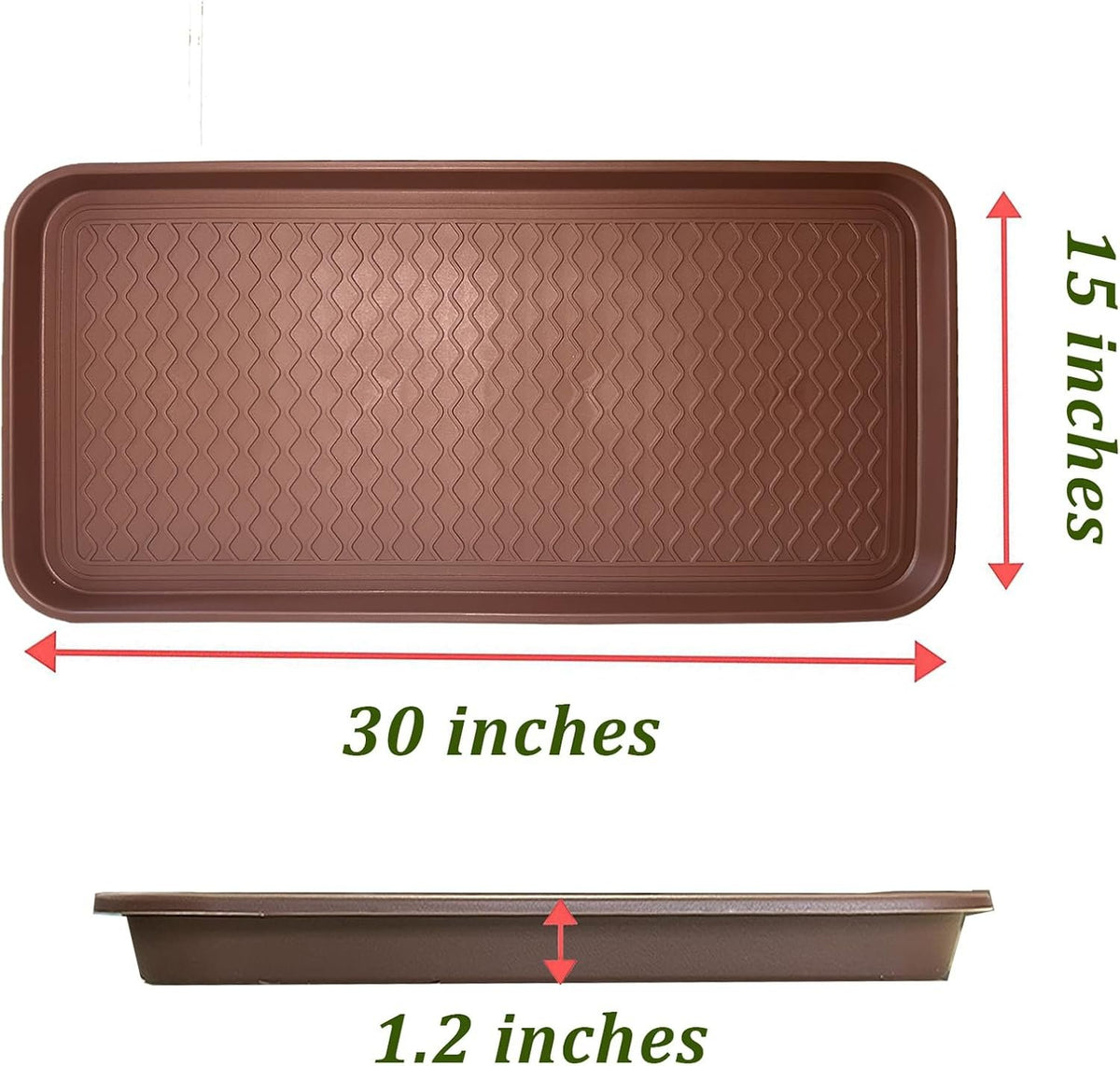 Hardy Place Entryware Brown Plastic Boot Trays additional product photo