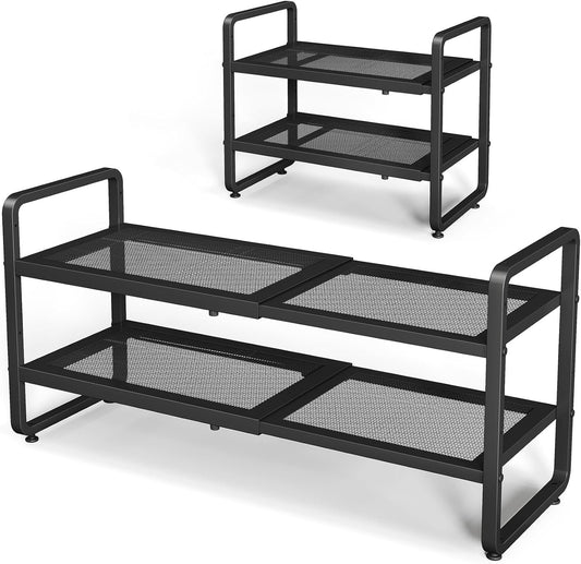 Hardy Place Entryware Expandable Mesh Shoe Rack studio product photo