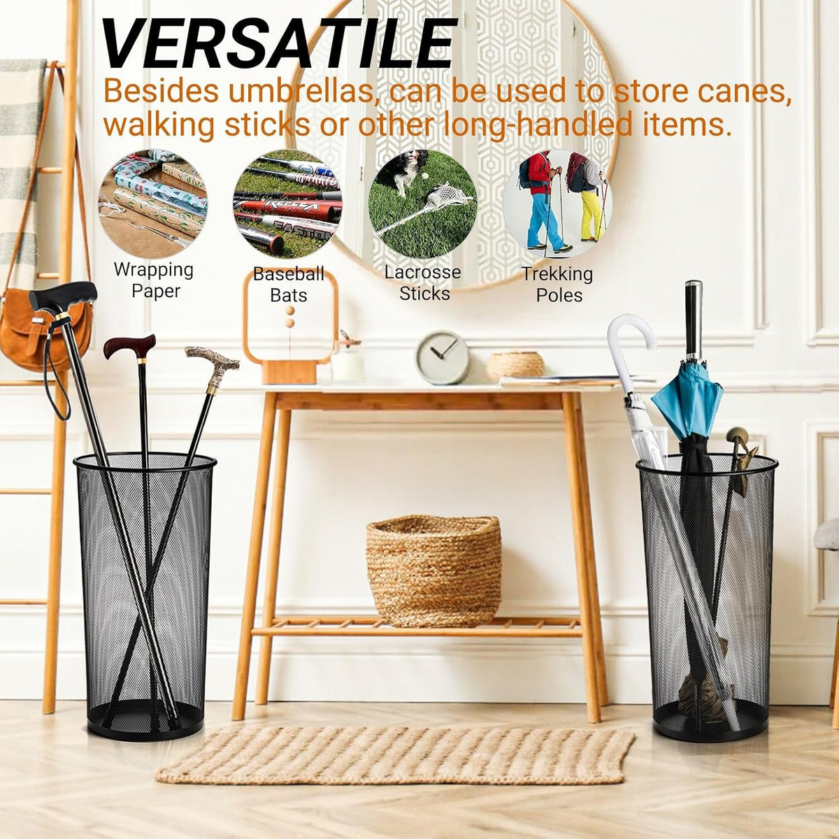 Hardy Place Entryware Metal Mesh Umbrella Stands additional product photo