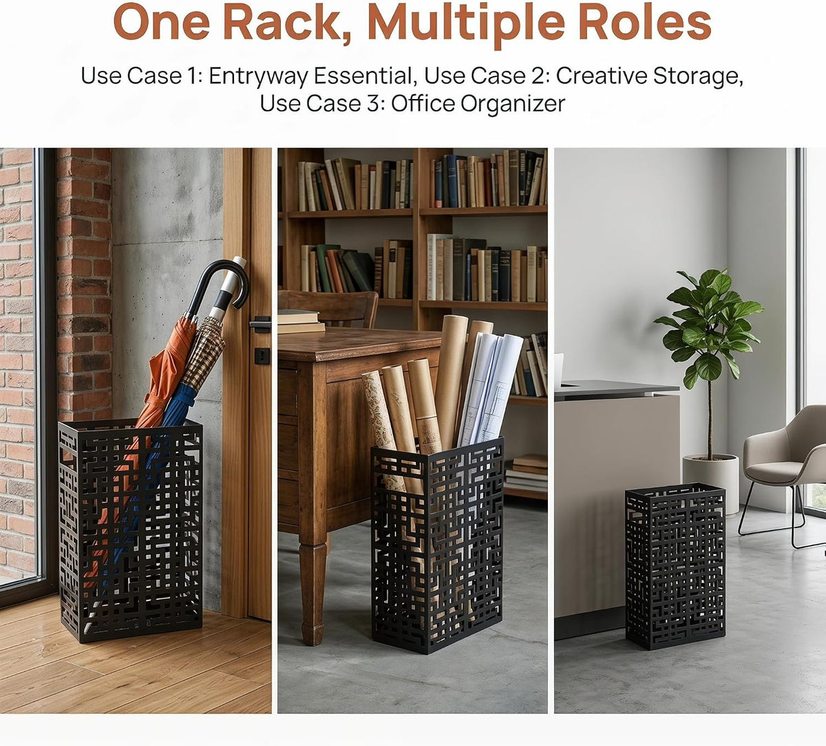 Hardy Place Entryware Openwork Metal Umbrella Stand additional product photo
