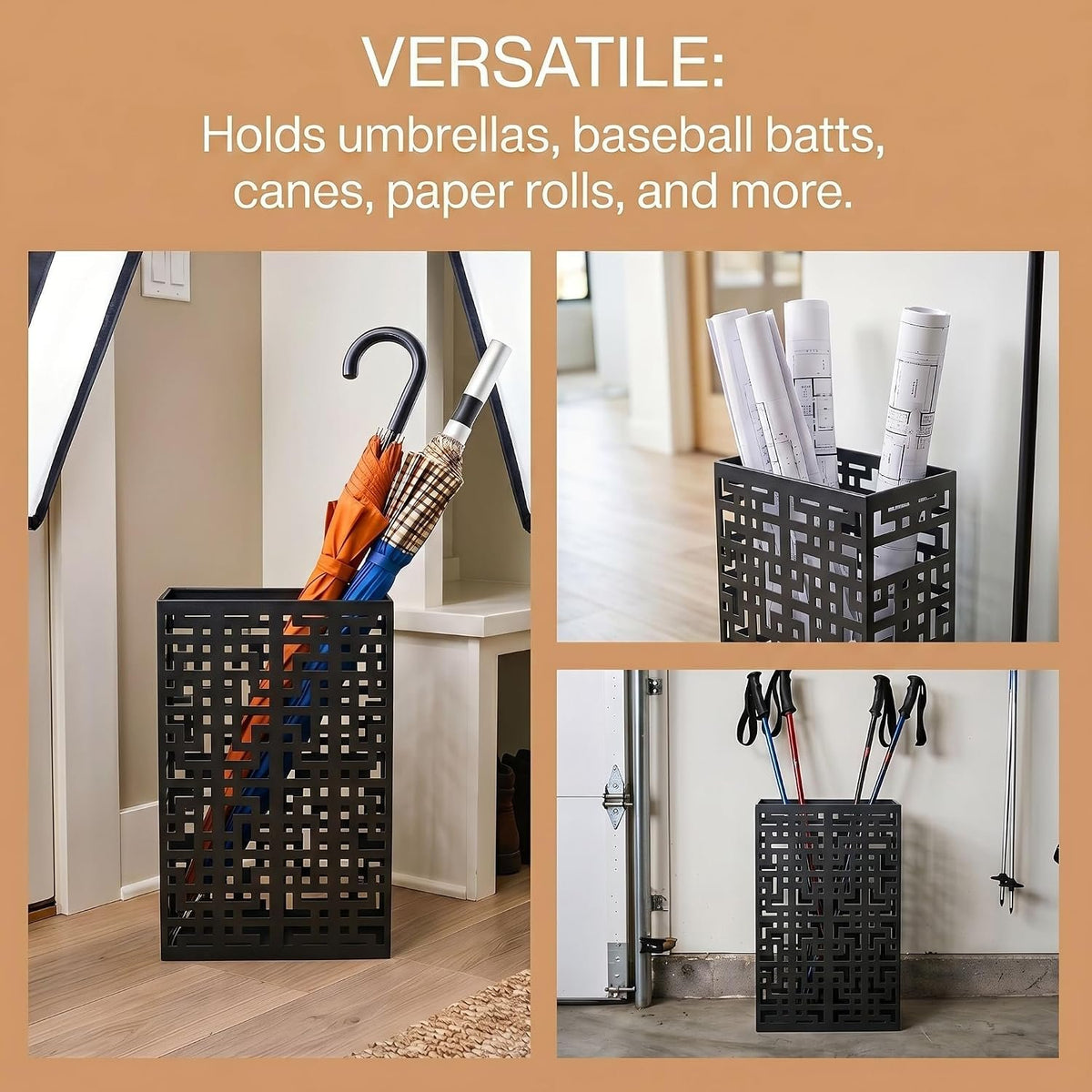 Hardy Place Entryware Openwork Metal Umbrella Stand additional product photo
