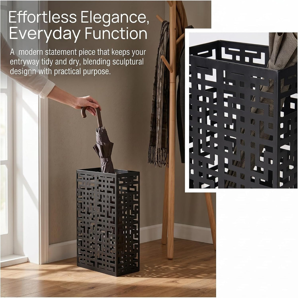 Hardy Place Entryware Openwork Metal Umbrella Stand additional product photo