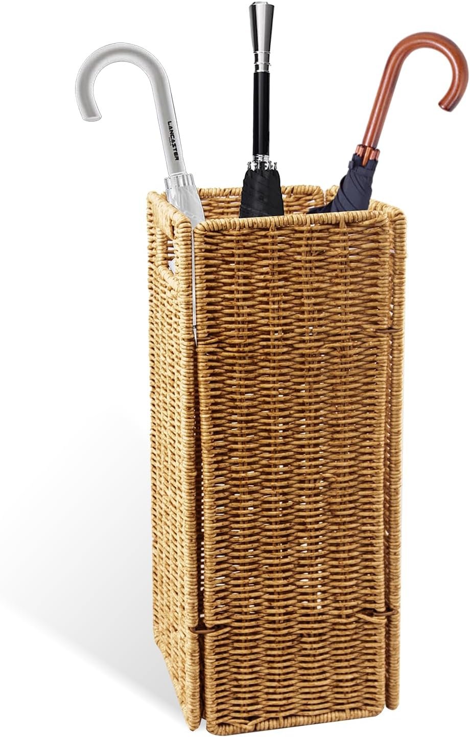 Hardy Place Entryware Square Woven Umbrella Holder studio product photo