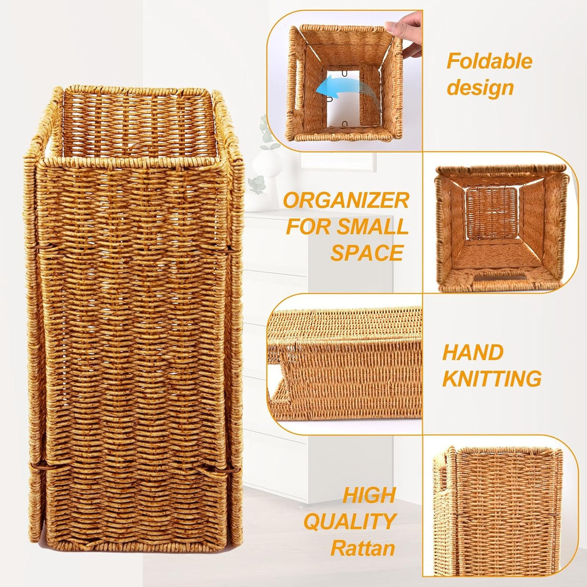 Hardy Place Entryware Square Woven Umbrella Holder additional product photo