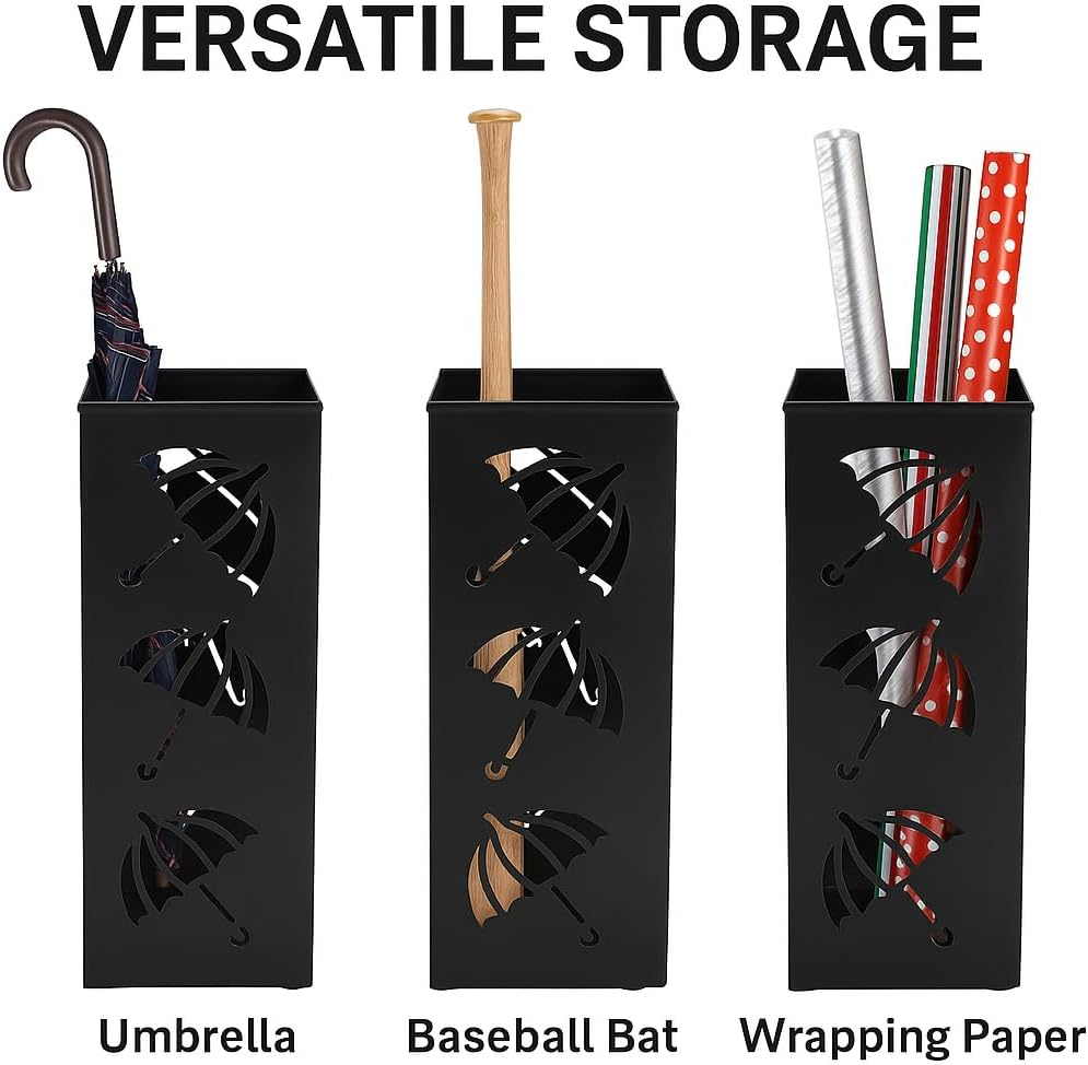 Hardy Place Entryware Rain Motif Metal Umbrella Stand additional product photo