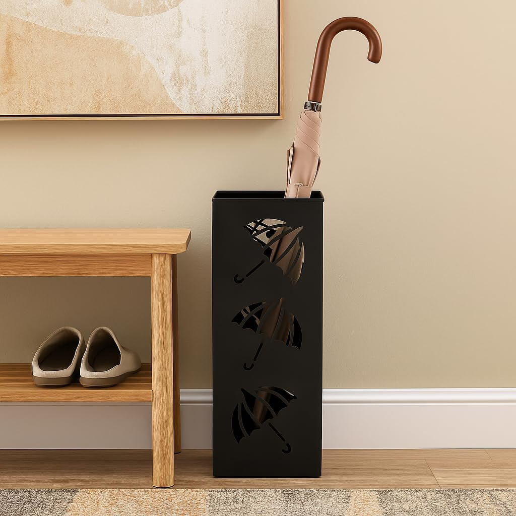 Hardy Place Entryware Rain Motif Metal Umbrella Stand additional product photo