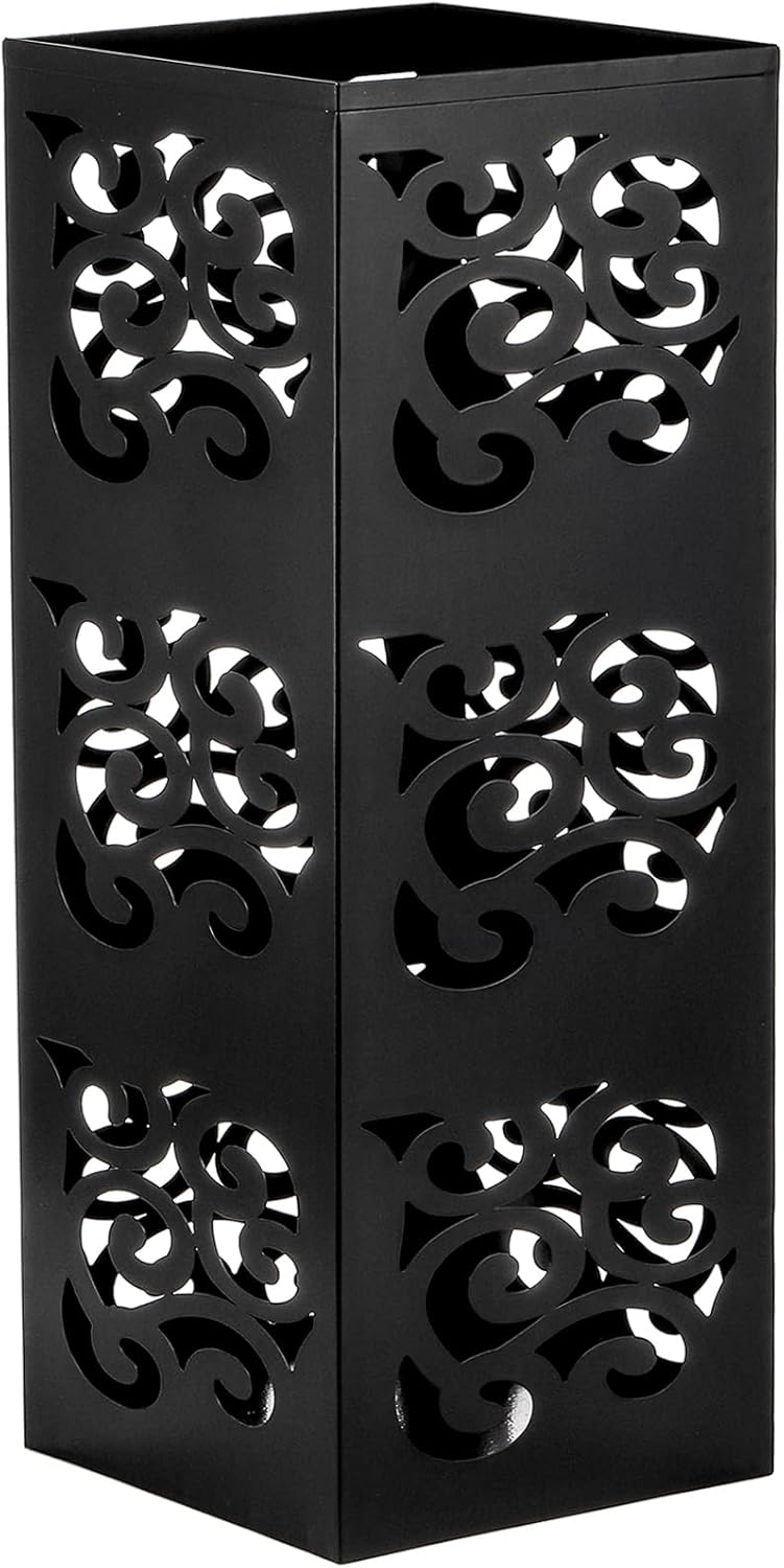 Hardy Place Entryware Carbon Steel Scroll Umbrella Stand studio product photo